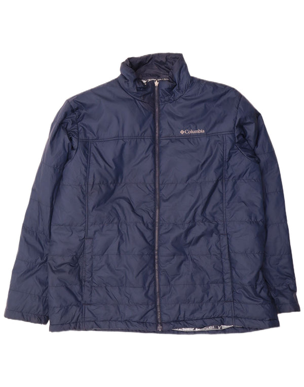 Jachetă căptușită Columbia pentru bărbați înaltă UK 44 2XL poliester bleumarin