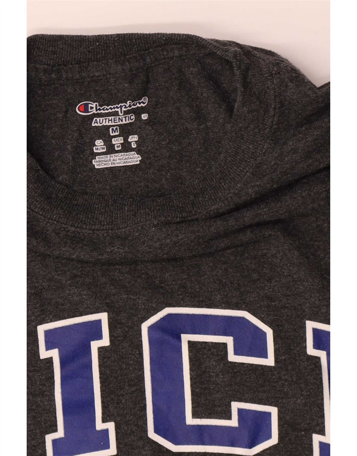 Tricou grafic pentru bărbați Champion Rice University Top din bumbac gri mediu