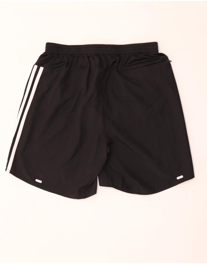 Pantaloni scurți sport Climalite Adidas pentru femei UK 12 Poliester mediu negru