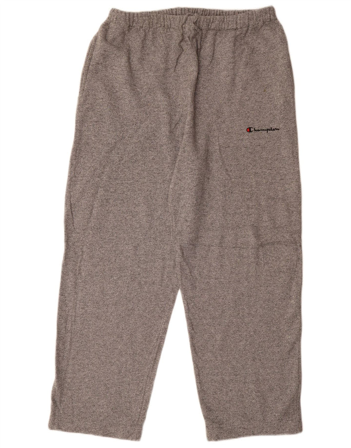 Pantaloni de trening pentru bărbați Champion, mari, gri, bumbac cu pete