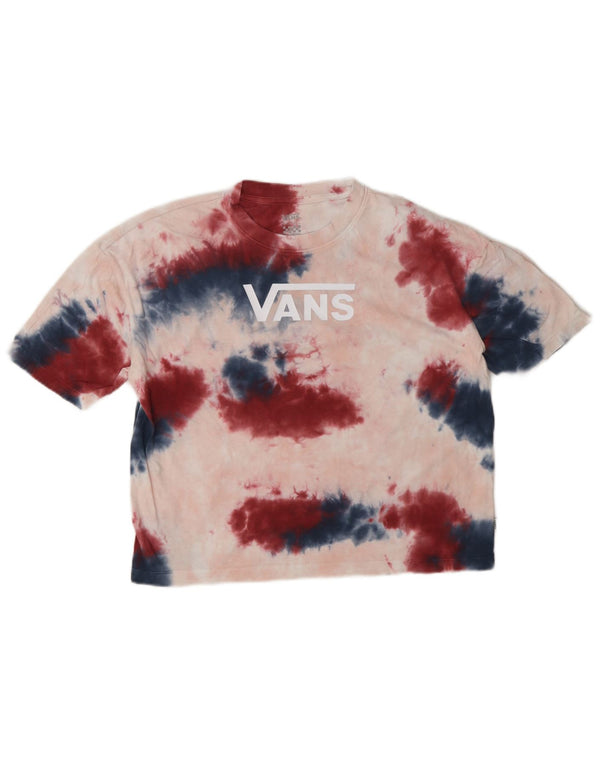 Tricou grafic supradimensionat pentru femei Vans UK 6 XS Multicolor Tie Dye