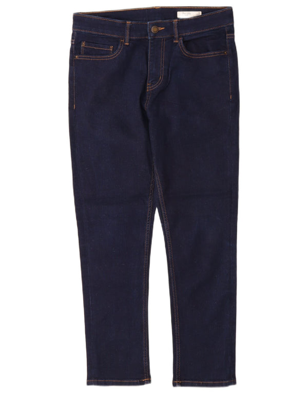 Blugi subțiri The Lily de la Marks & Spencer pentru femei UK 12 Medium W30 L28 Bleumarin