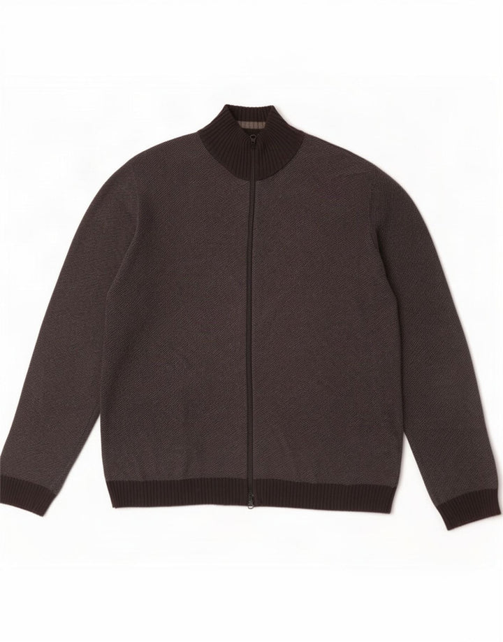Pulover cardigan pentru bărbați Gap, mare, gri bumbac
