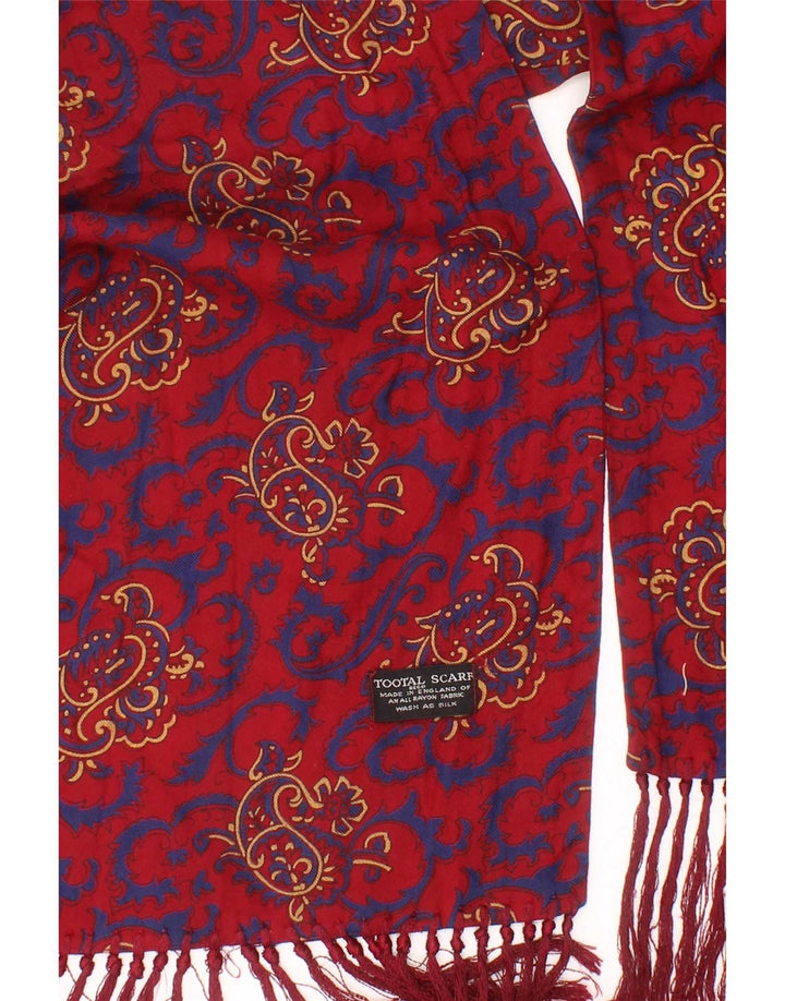 Fular pentru bărbați Tootal, o mărime, roșu cu model paisley