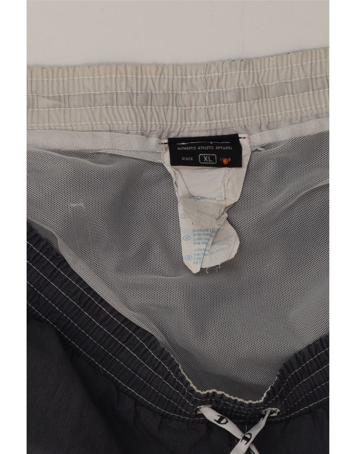 Pantaloni scurți de înot grafic pentru bărbați Champion XL, bumbac color-bloch, albastru marin