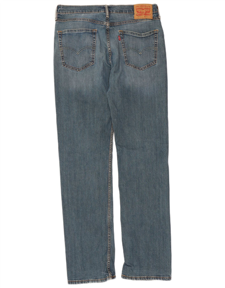 Blugi drepti pentru bărbați Levi's 514 W34 L34 Bumbac albastru