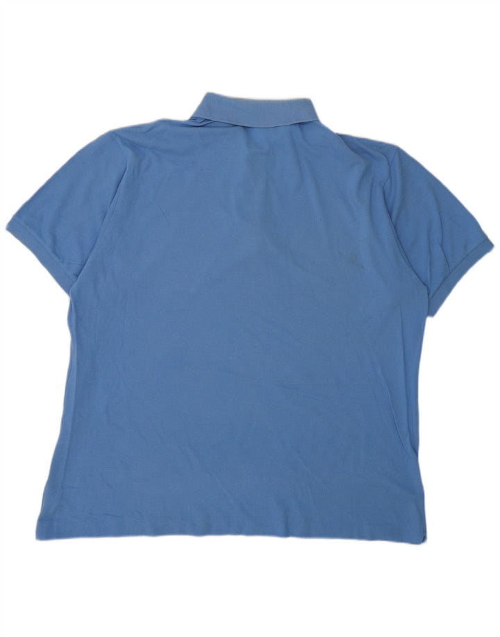 Tricou polo pentru bărbați LACOSTE Mărimea 6 XL Bumbac albastru