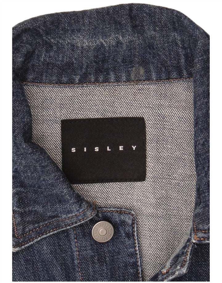 Jachetă de blugi pentru bărbați Sisley UK 36 Small Bleumarin