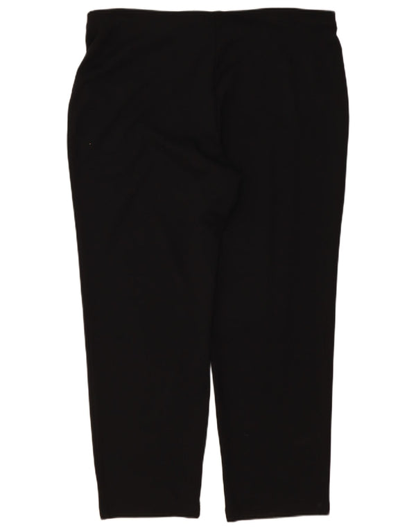 Pantaloni casual drepti pentru femei Marks & Spencer UK 20 2XL W40 L28 Negru