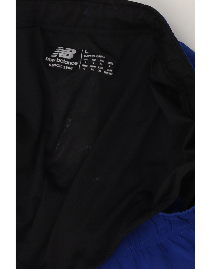 Pantaloni scurți sport New Balance pentru bărbați, mari, albastru, poliester