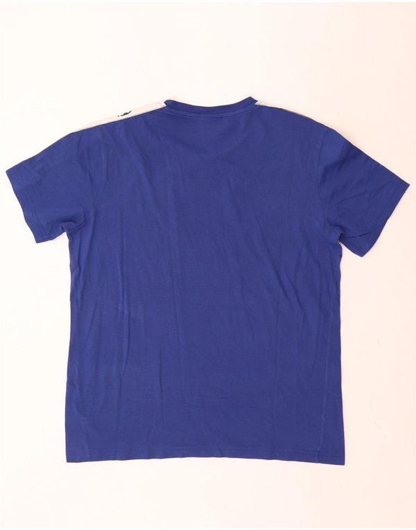 Tricou grafic pentru bărbați Champion Top Medium Blue Colorblock