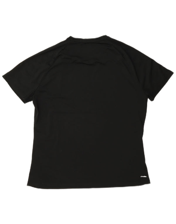 Tricou Adidas Climalite pentru femei Top UK 20/22 XL Poliester negru