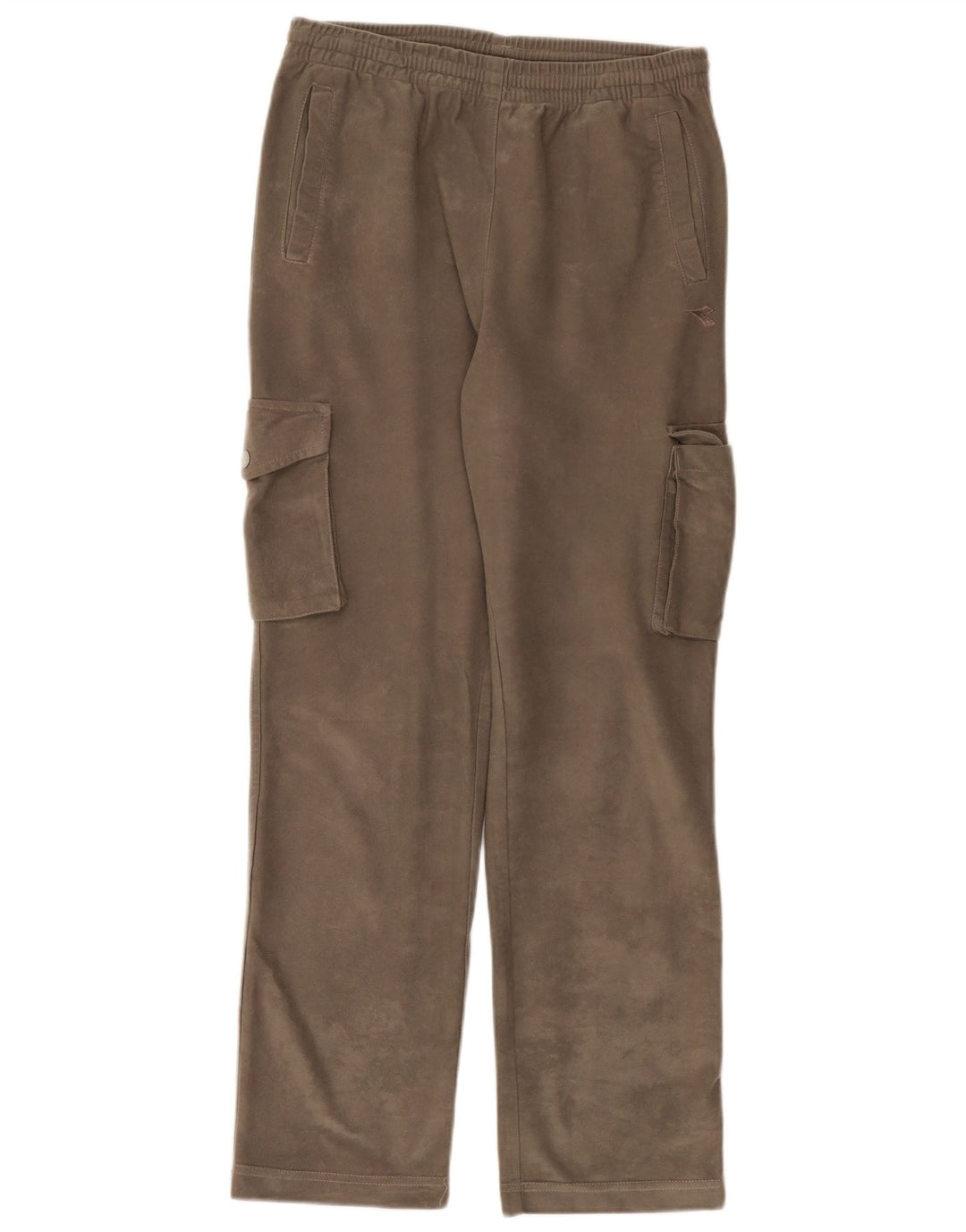 Pantaloni de trening Diadora Cargo Velour pentru bărbați, gri mediu, poliester