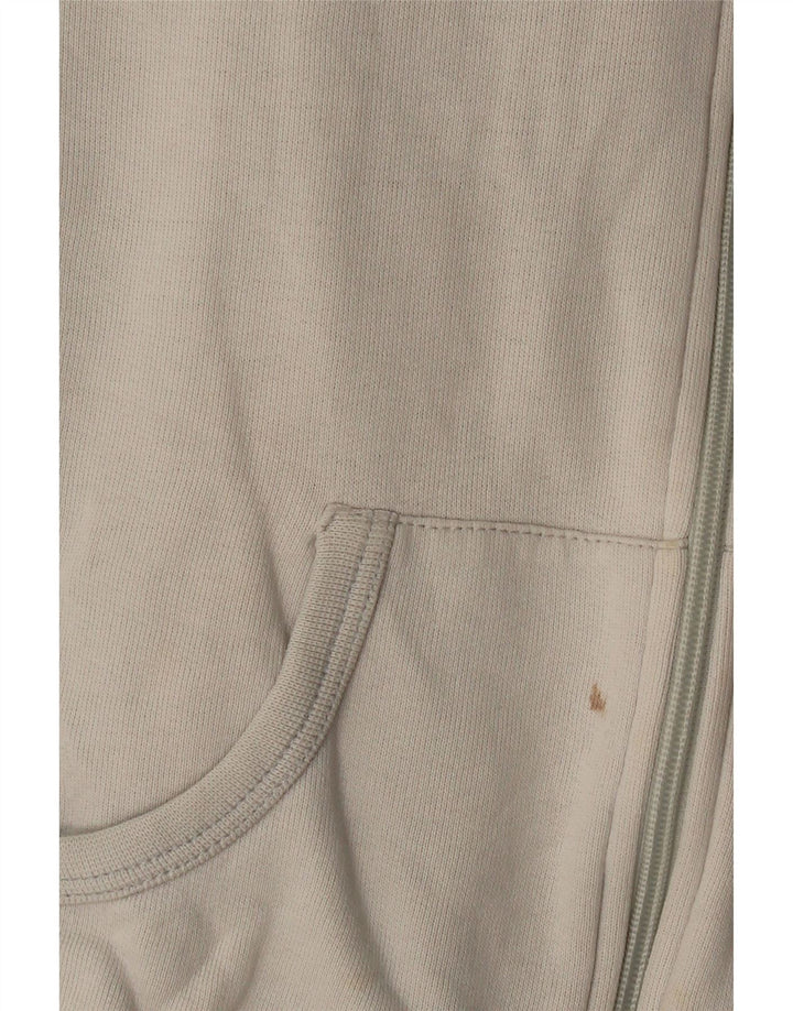 Jachetă ADIDAS pentru femei Crop Trening Top Jacket UK 14 Large Off White