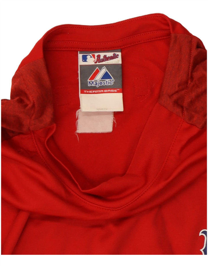 Tricou pentru bărbați Majestic Top mare, roșu, poliester Sport