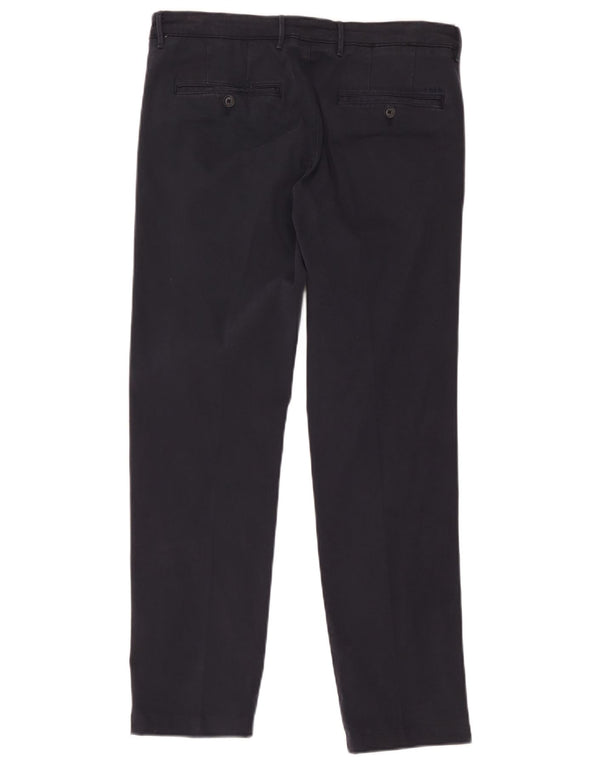 Pantaloni chino drepți pentru bărbați Hugo Boss IT 48 Medium W32 L29 bleumarin
