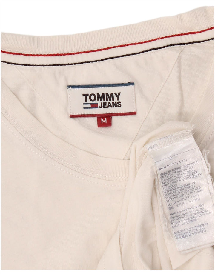 Tricou Tommy Hilfiger pentru bărbați Top Medium White Bumbac