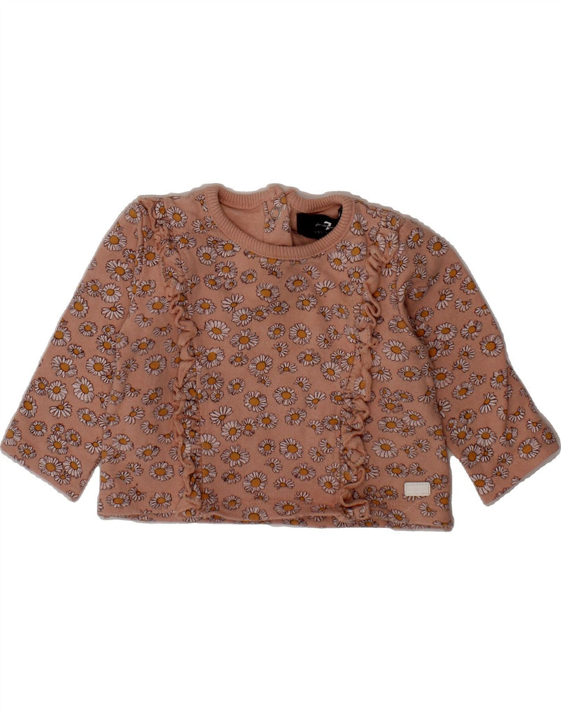 7 FOR ALL MANKIND Baby Girls Full Tracksuit 3-6 Months  Beige Floral Vintage 7 For All Mankind and Second-Hand 7 For All Mankind from Messina Hembry 