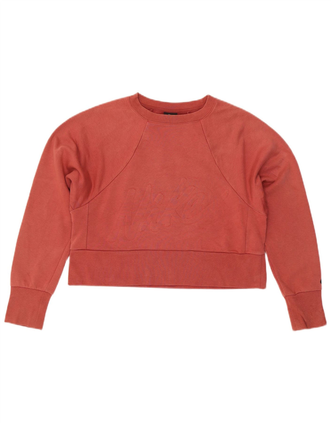 Pulover pentru femei NIKE Dri Fit Oversized Graphic Pulover UK 6 XS Bumbac rosu