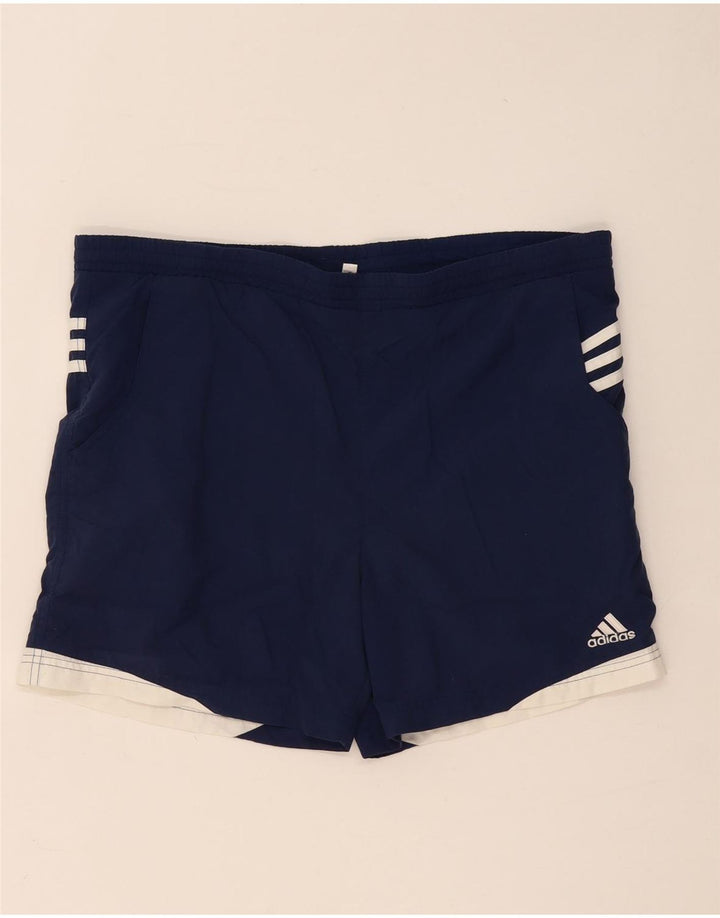 Pantaloni scurți de înot Adidas pentru bărbați, medii, albastru bleumarin