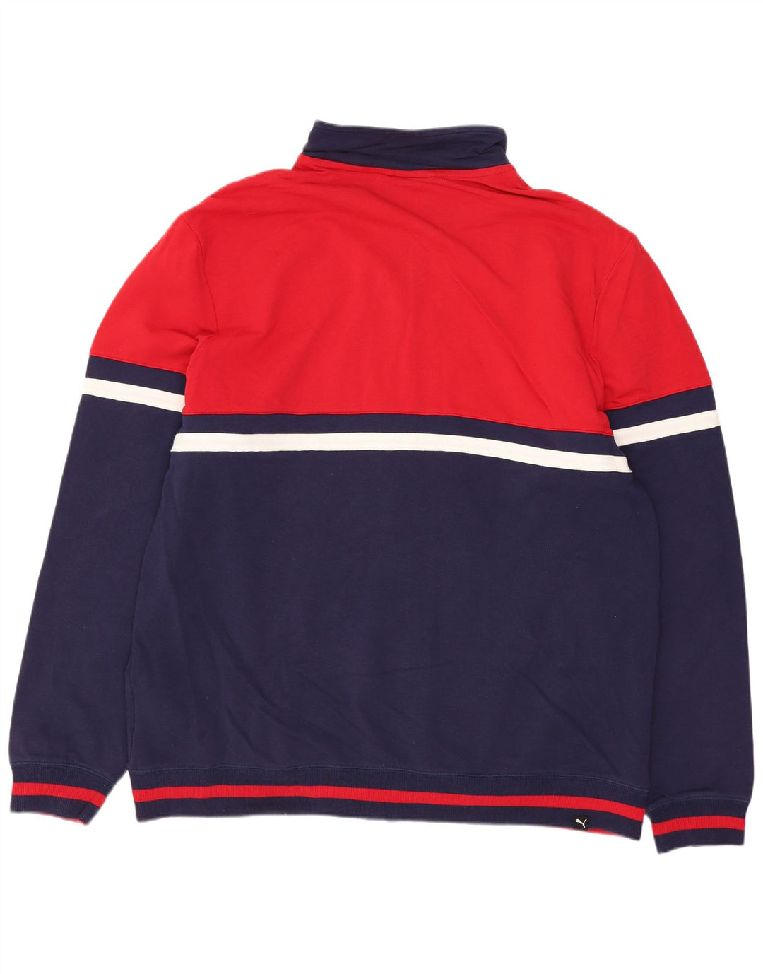 Jachetă de trening pentru bărbați Puma, XL, din bumbac colorblock, albastru bleumarin