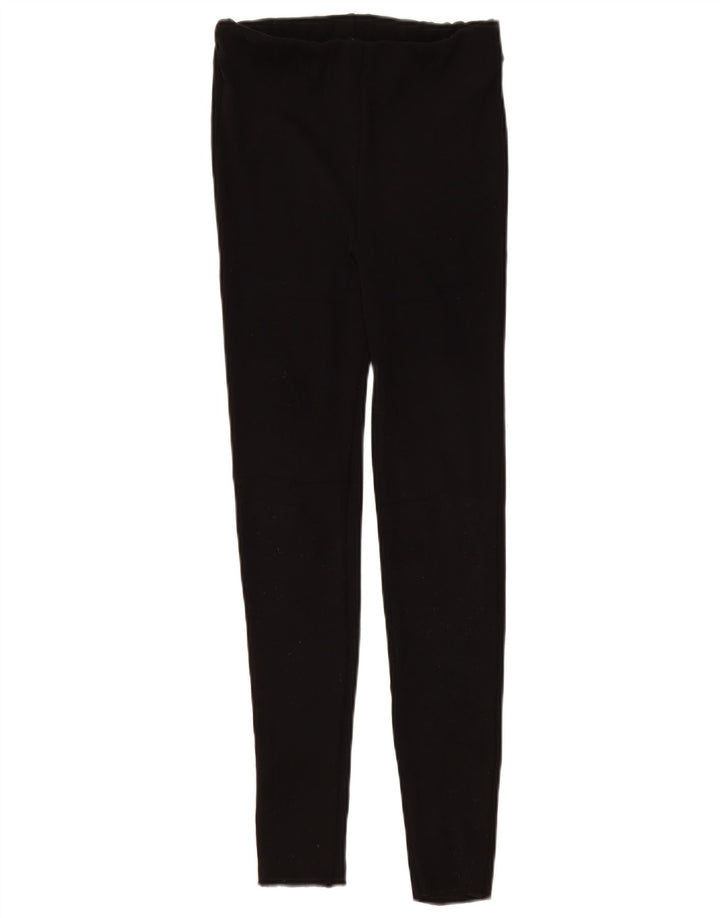 Leggings pentru femei Zara UK 12 Poliester mediu negru