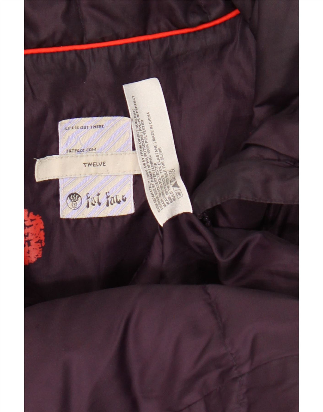 Jachetă căptușită pentru femei Fat Face UK 12 Poliester violet mediu