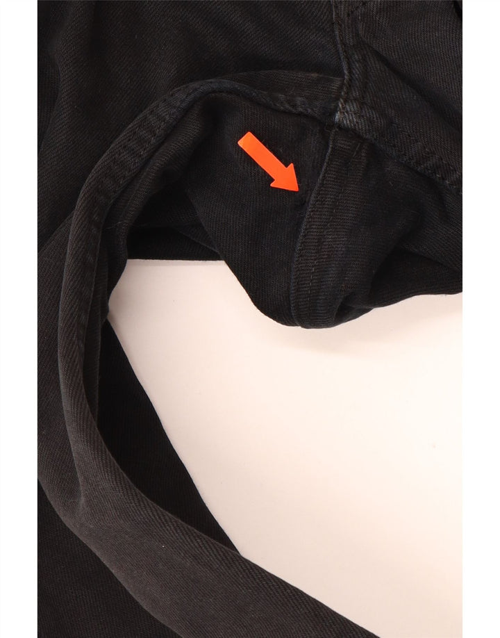 Blugi drepti pentru bărbați LEVI'S 501 W34 L36 bumbac negru