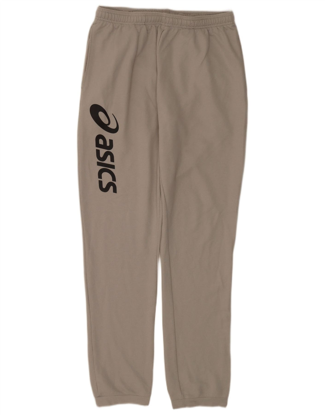 Asics Pantaloni de trening grafic pentru bărbați Joggeri mari, gri, poliester