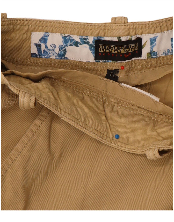 Napapijri Pantaloni Scurți Cargo pentru Bărbați Geographic W33 Large Bej