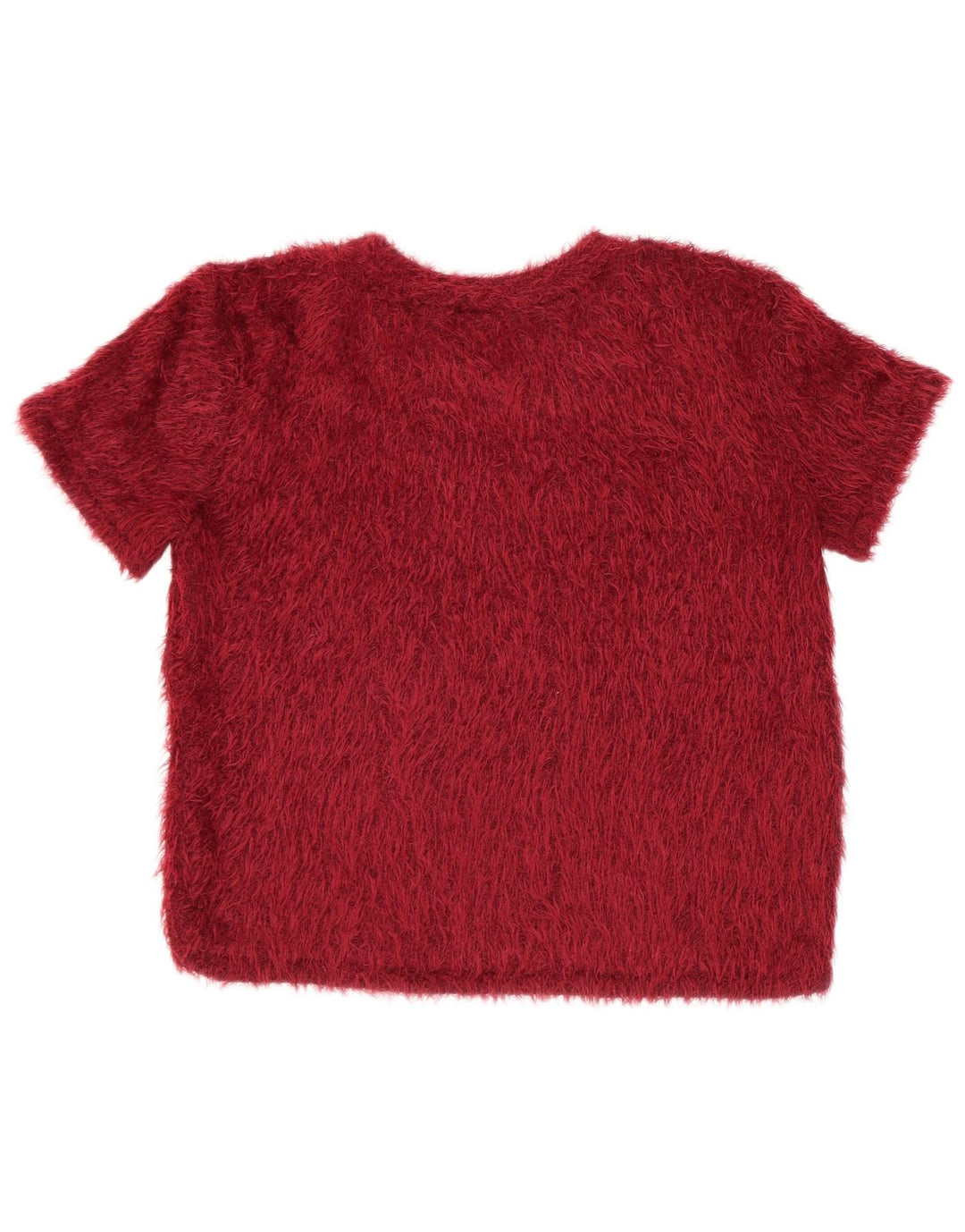 Tricou pentru femei Zara Trafaluc Crop Top UK 12 Poliester roșu mediu