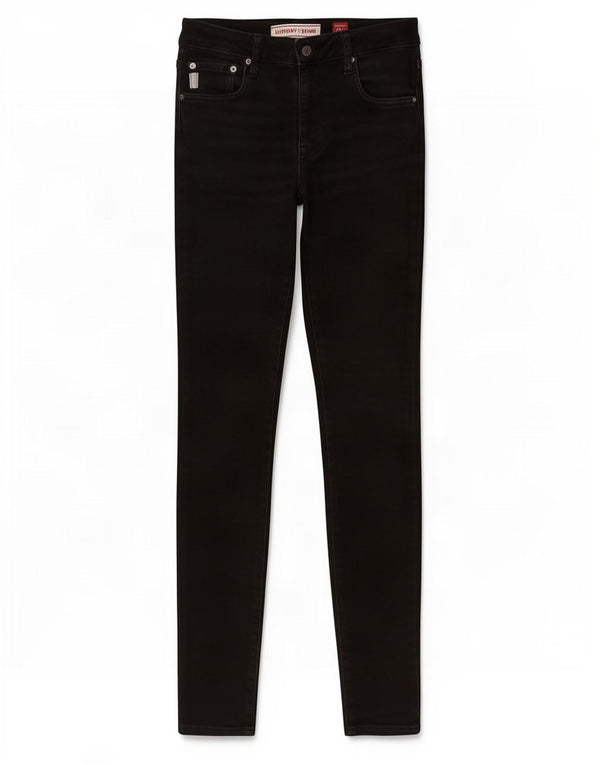 Blugi skinny pentru femei Superdry W28 L32 bumbac negru