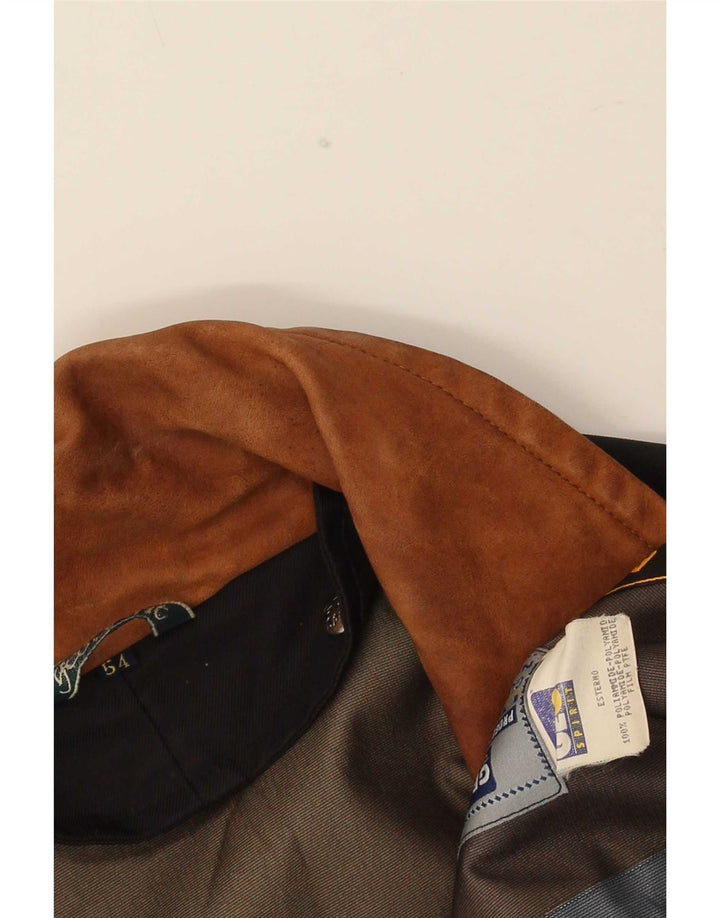 Gea Spirit pentru bărbați Duffle Coat IT 54 2XL Negru Poliamidă