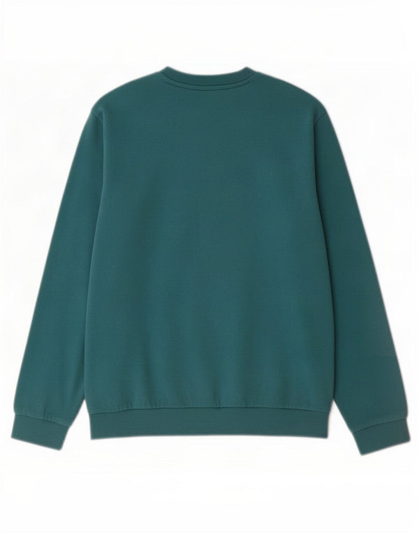 Adidas Băieți Pulover Grafic Pulover 11-12 Ani Bumbac Verde