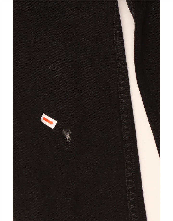 LEVI'S Mens 512 Slim Tapered Jeans W34 L32 Black Cotton