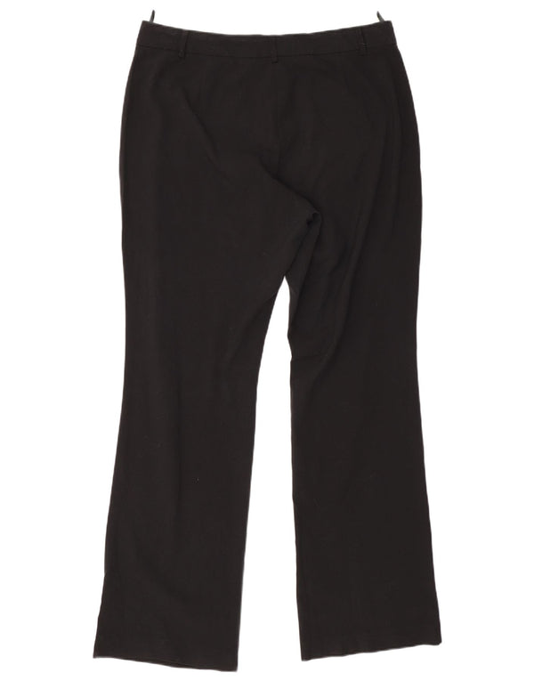 Marks & Spencer Pantaloni de costum pentru femei cu talie înaltă UK 14 Large W33 L31 Negru