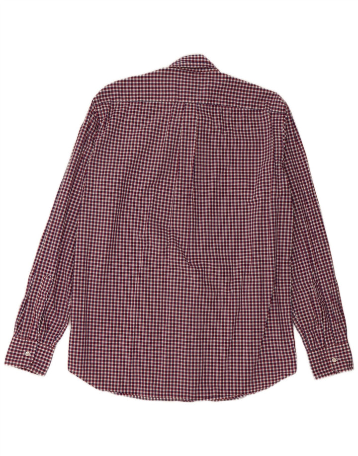 Cămașă Aspesi Bărbați Mărimea 41 16 Mare Bumbac Gingham Roșu