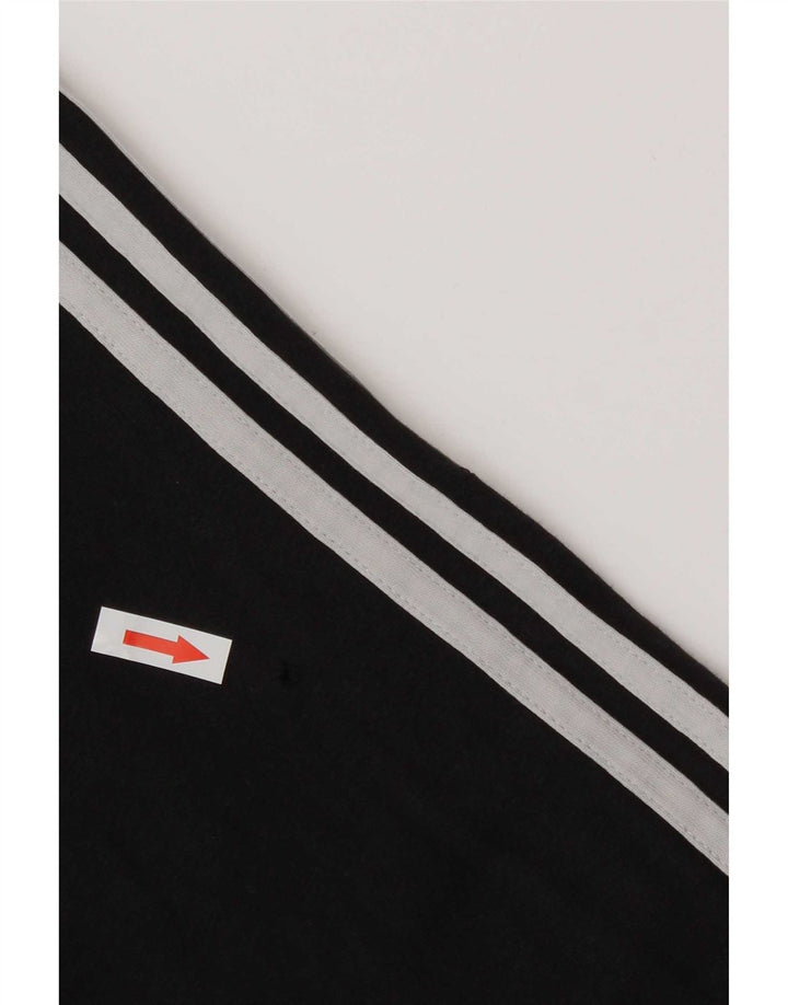 Adidas Top cu mânecă lungă pentru bărbați, bumbac negru mic