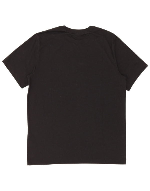 Tricou grafic Nike Dri Fit pentru bărbați Top Medium Negru Poliester