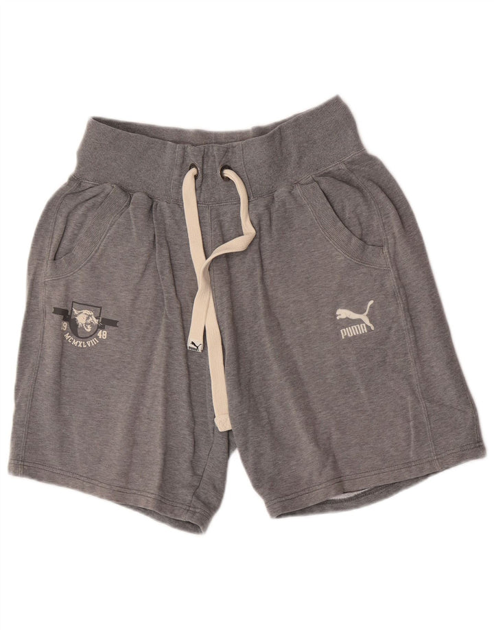 Pantaloni scurți Puma Graphic Sport pentru bărbați, mari, gri, bumbac