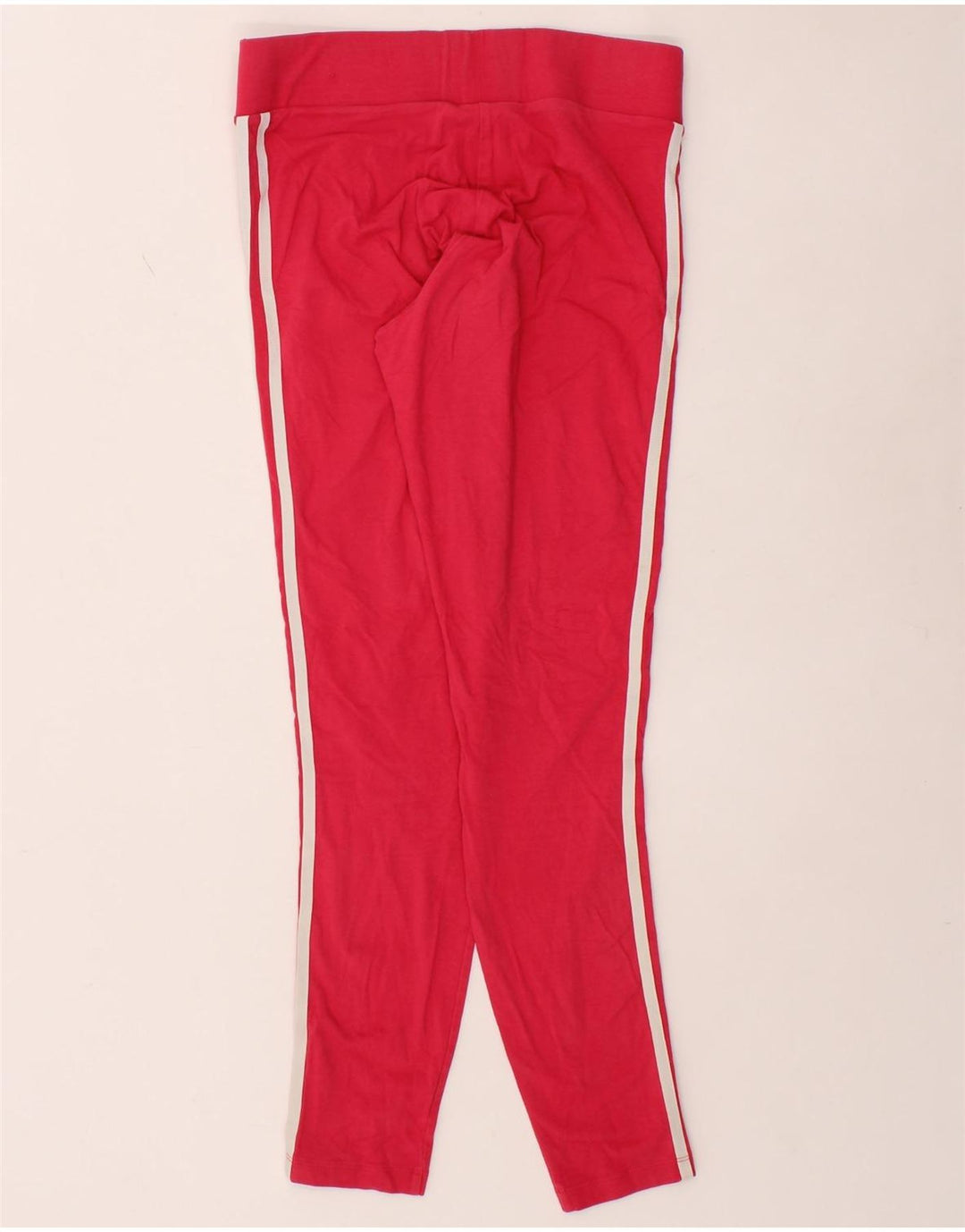 ADIDAS Womens Leggings UK 14 Medium Pink Cotton Vintage Adidas and Second-Hand Adidas from Messina Hembry 