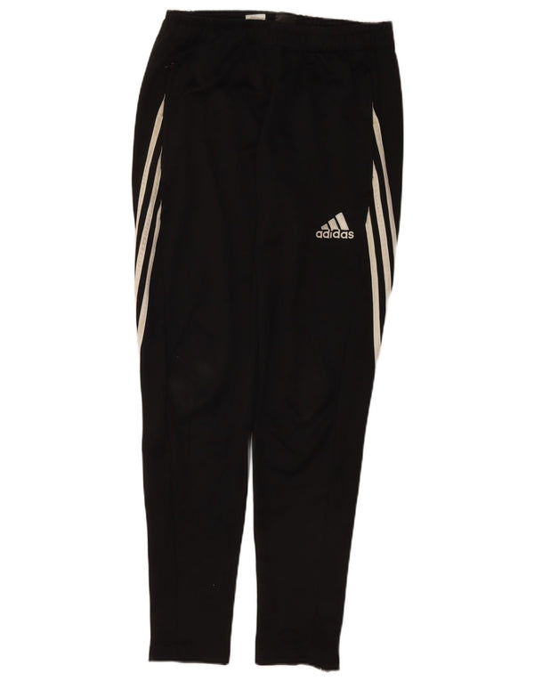 Pantaloni de trening Adidas Climalite pentru bărbați, poliester negru mic