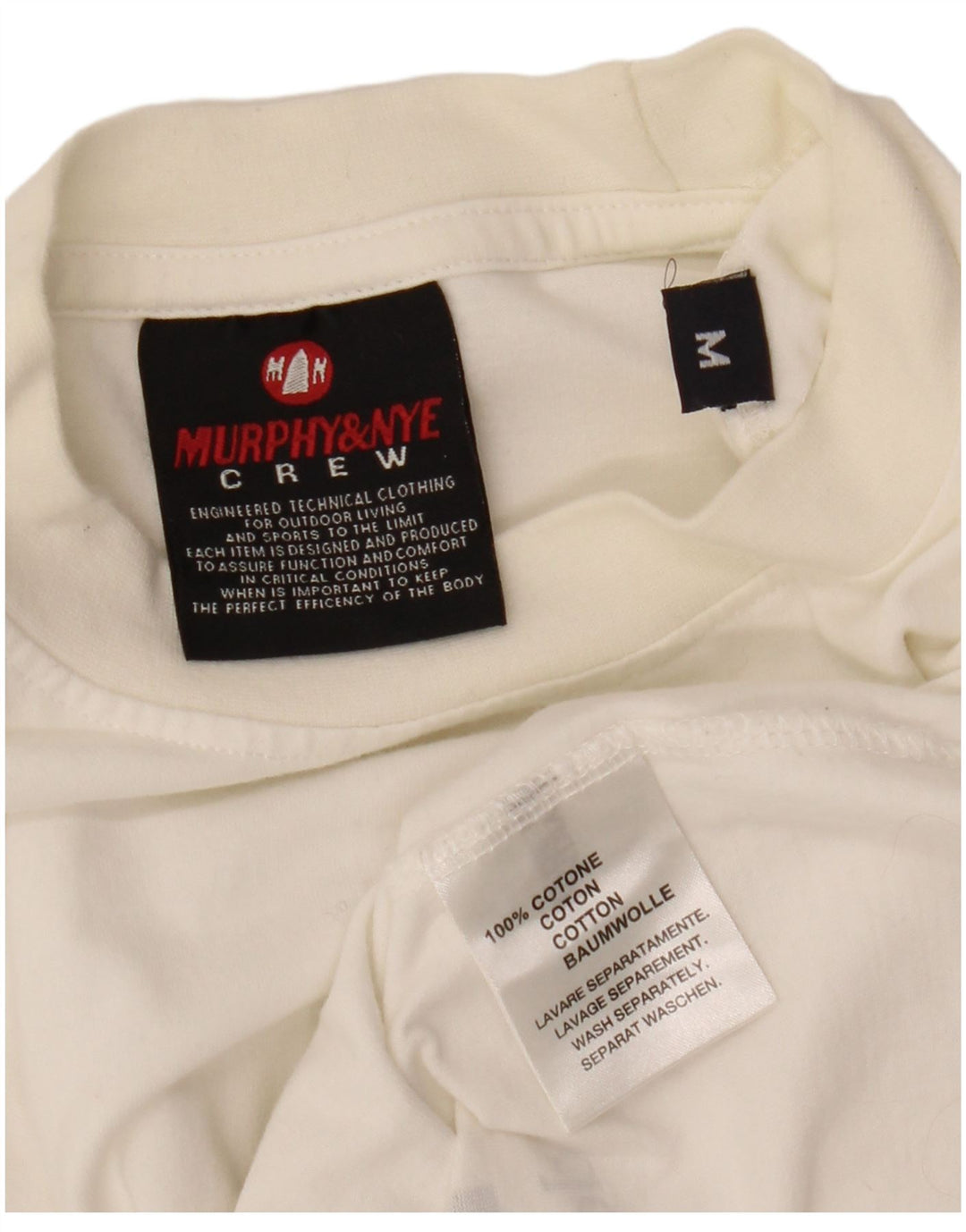 MURPHY & NYE Tricou grafic Barcolana pentru bărbați Top Medium White Colorblock