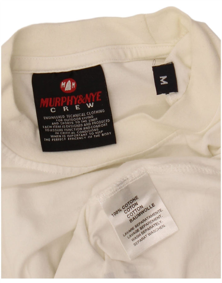 MURPHY & NYE Tricou grafic Barcolana pentru bărbați Top Medium White Colorblock