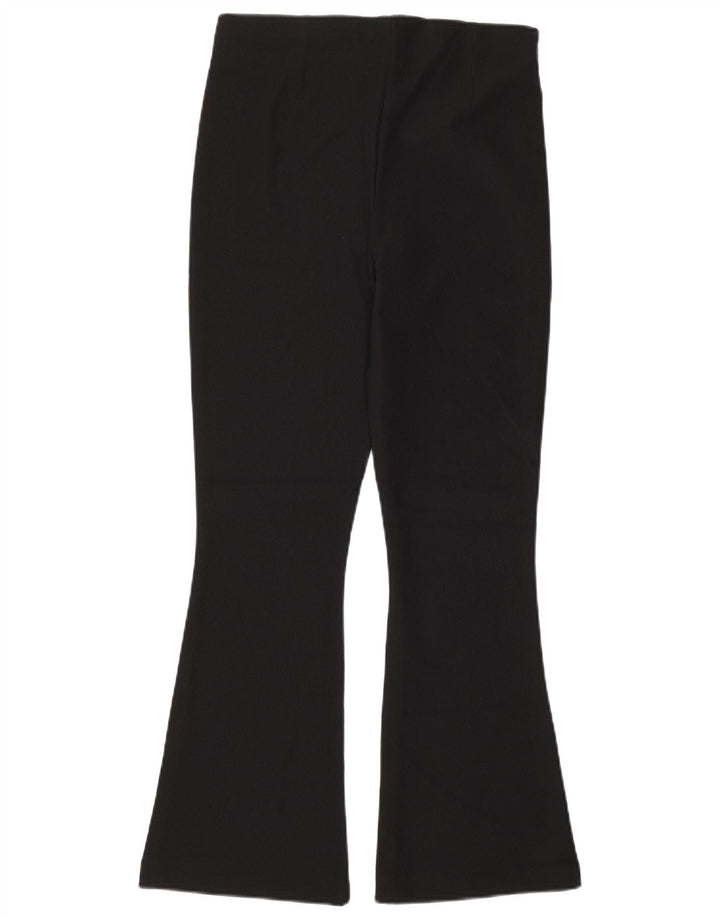 Pantaloni casual Flare pentru femei Zara Mediu L28 L28 Poliester negru