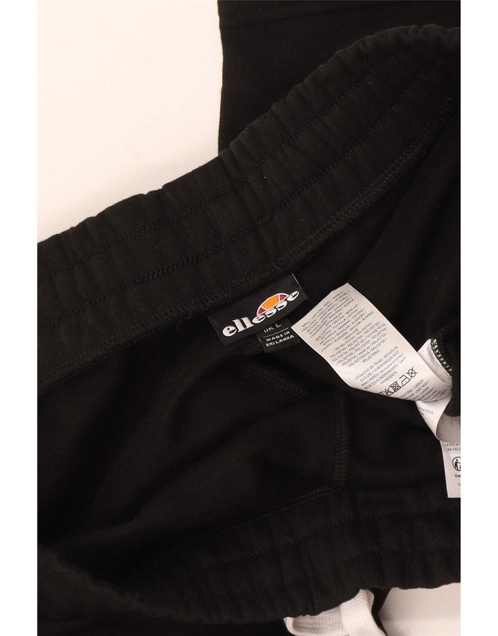 Pantaloni scurți sport Ellesse pentru bărbați, mari, negru, bumbac