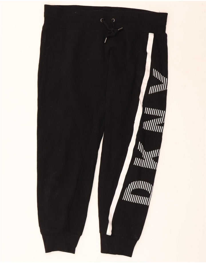 DKNY Pantaloni de trening grafic pentru bărbați Pantaloni de jogging Bumbac mediu negru