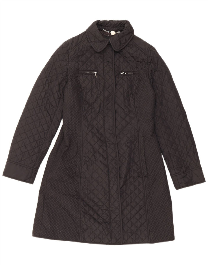 Palton matlasat Hobbs pentru femei UK 10 Nylon negru mic