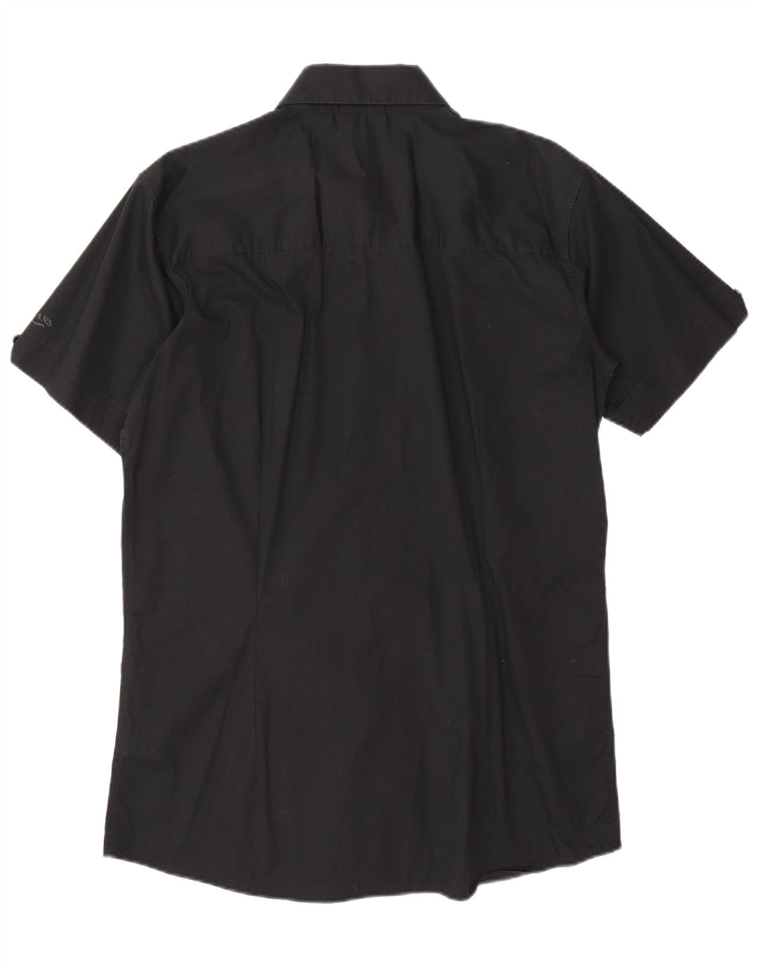 Cămașă cu mânecă scurtă pentru bărbați Lee, bumbac negru 2XL