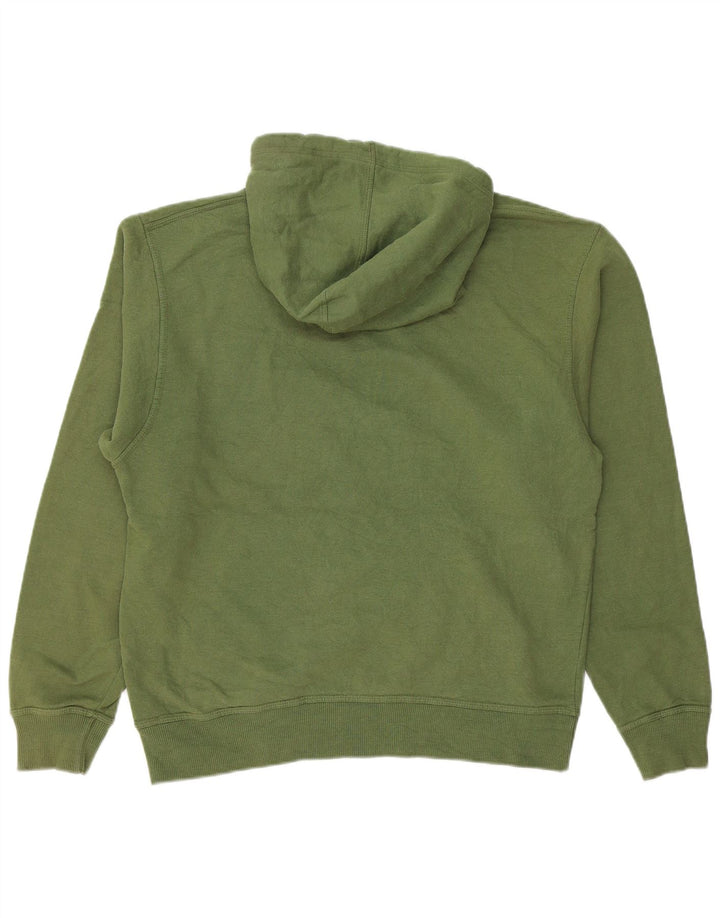 CHAMPION Mens Hoodie Jumper Medium Green Cotton